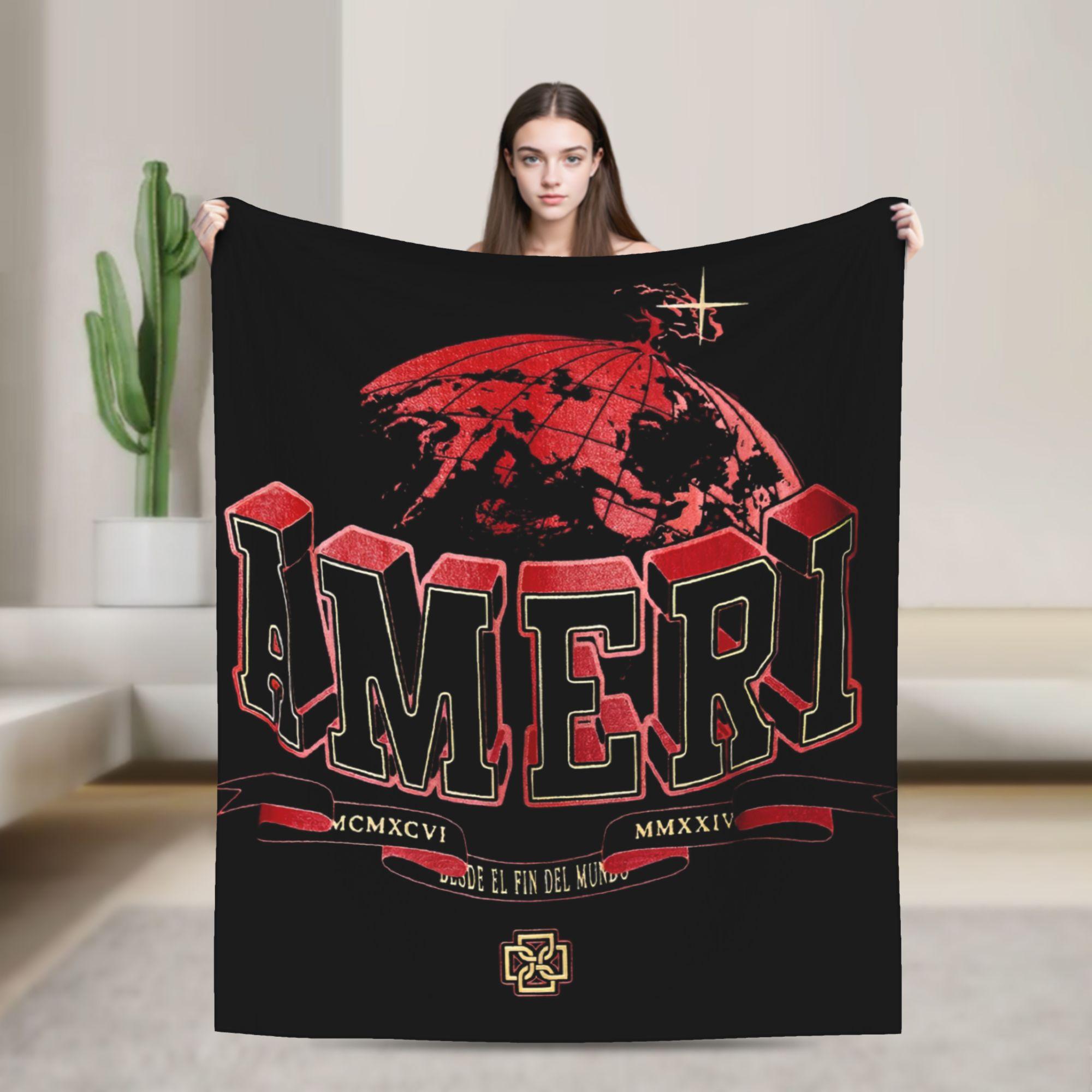 Duki Singer Rapper Album Blanket 2025 Tour Ameri Flannel Funny Warm Throw Blanket for Home Textile Decor 75x90cm