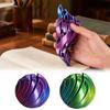 3D-printet slimball fidget-leketøy Twistsphere fidget-leketøy Tannhjul væskeflyt-kule med roterende design Angstlindrende leketøy Barne gave