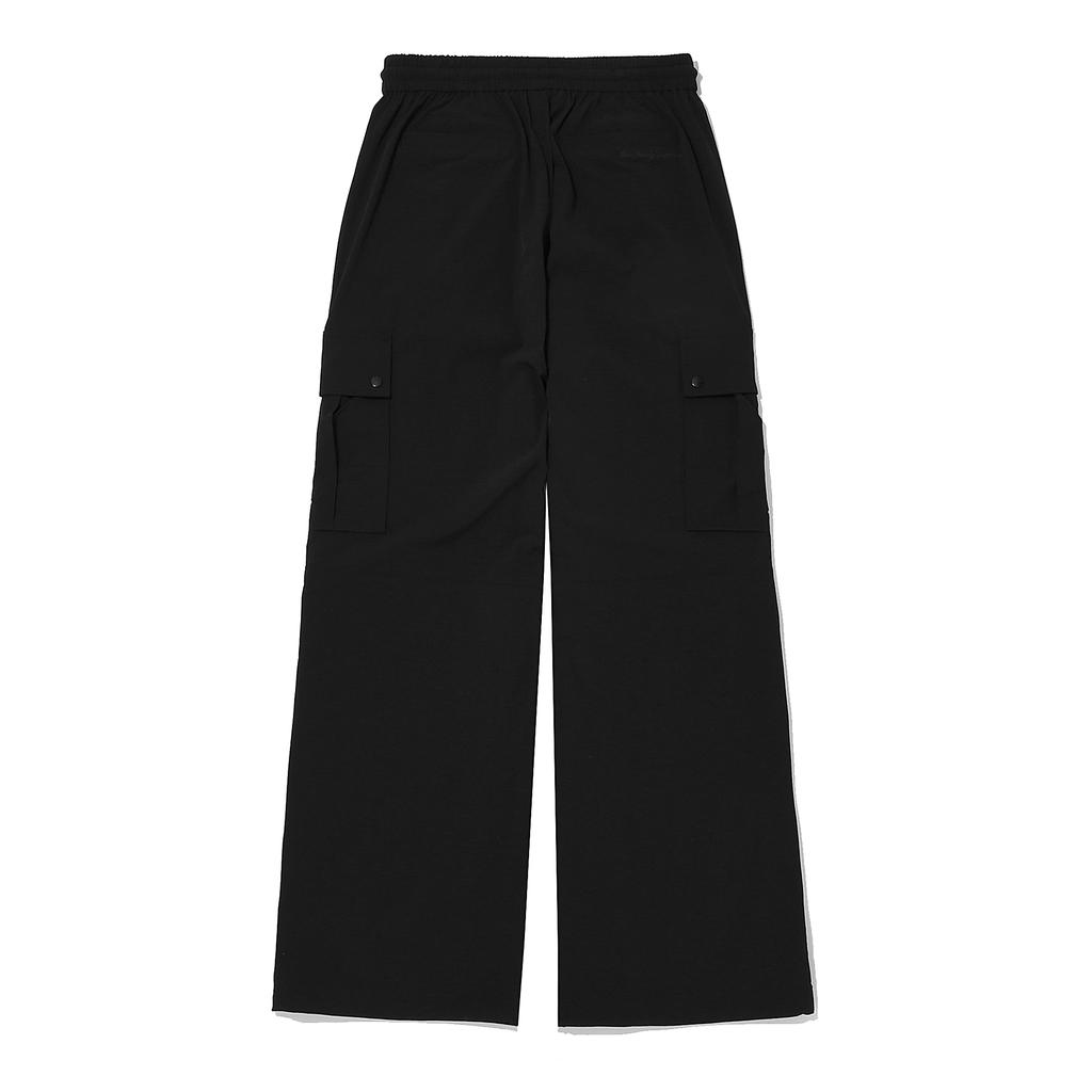 INTERCREW Women'S String Detail Semi-Wide Pants Black Ita2Pl56Abk