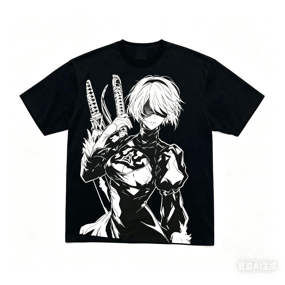 NieR Automata Anime Lover T shirt Year round clothing personality Clothes Plus Size Unisex New Model Couples high quality soft