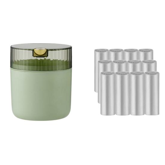 סט 1 קבל ידידותי לסביבה פרקטי נייד סגנון נורדי שולחן תה לסלון דלי אשפה פח אשפה מיני