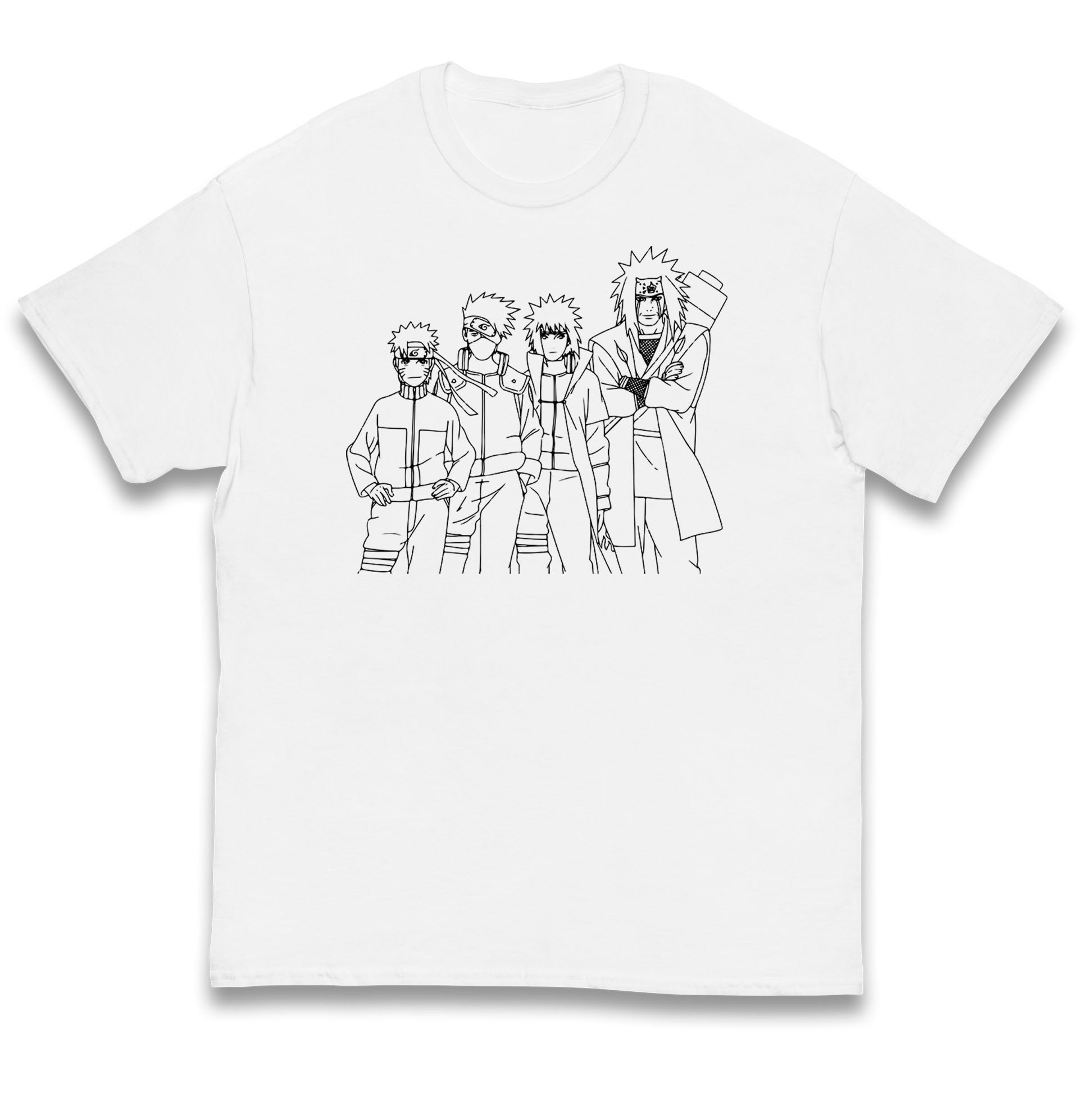 Naruto Shippuden kids T Shirt Jiraiya, Obito Uchiha, Minato Namikaze, Naruto Top 120
