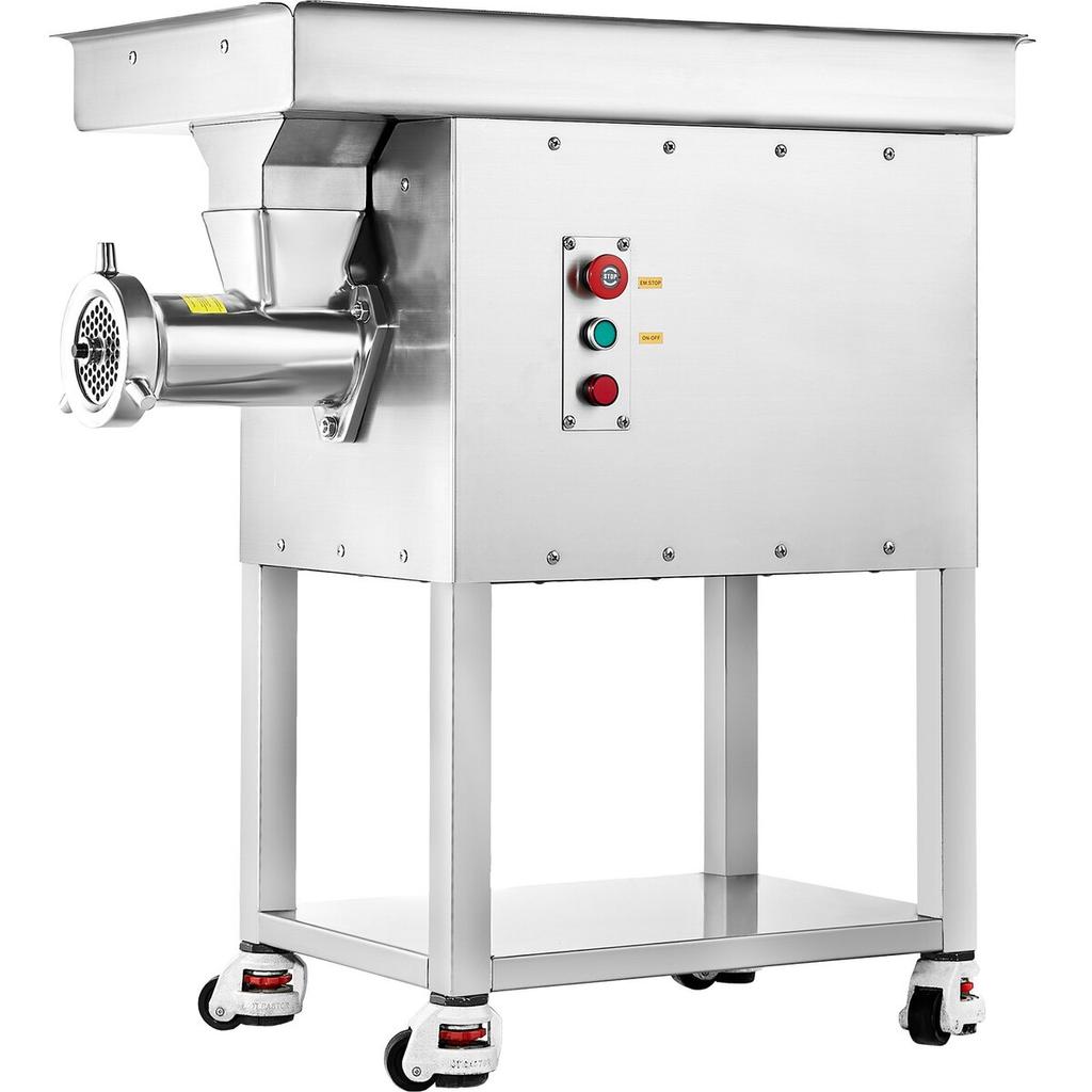 Commercial Electric Meat Grinder 22Lb/Min 2200W Industrial Cabinet Grinder