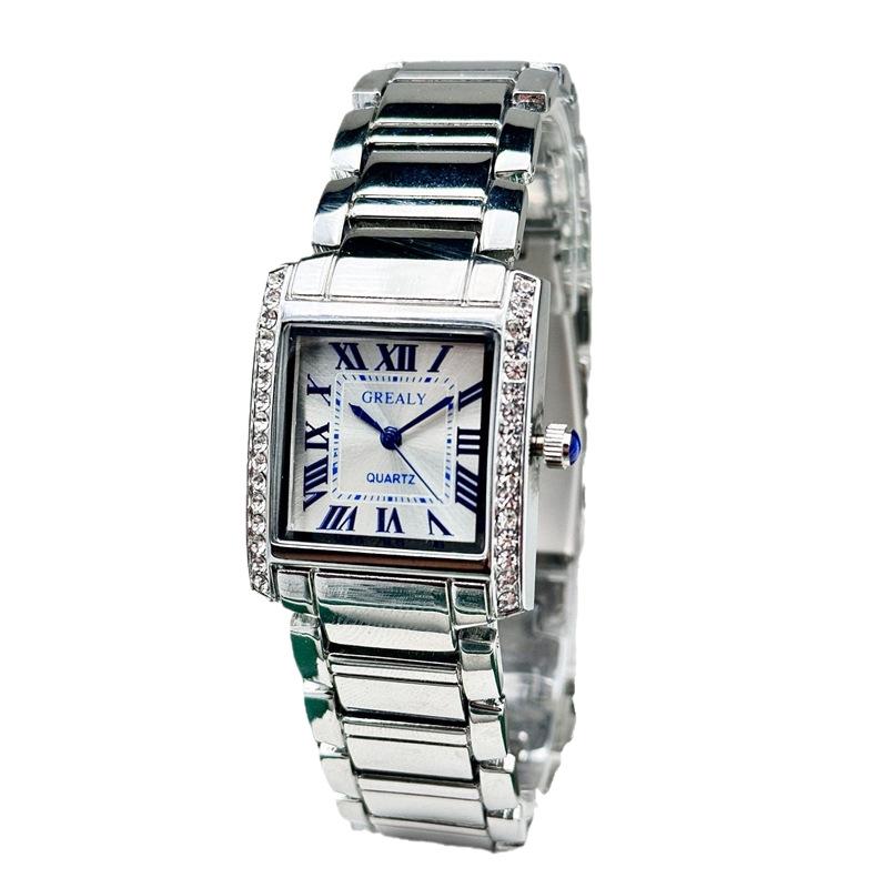 Square Waterproof Couple Quartz Watch - Fashionable for Men and Women