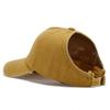 Stylish Retro Washed Backless Baseball Cap Versatile Sun Protection Women Ponytail Hat Summer Outdoor Sun Hat for Daily Wear