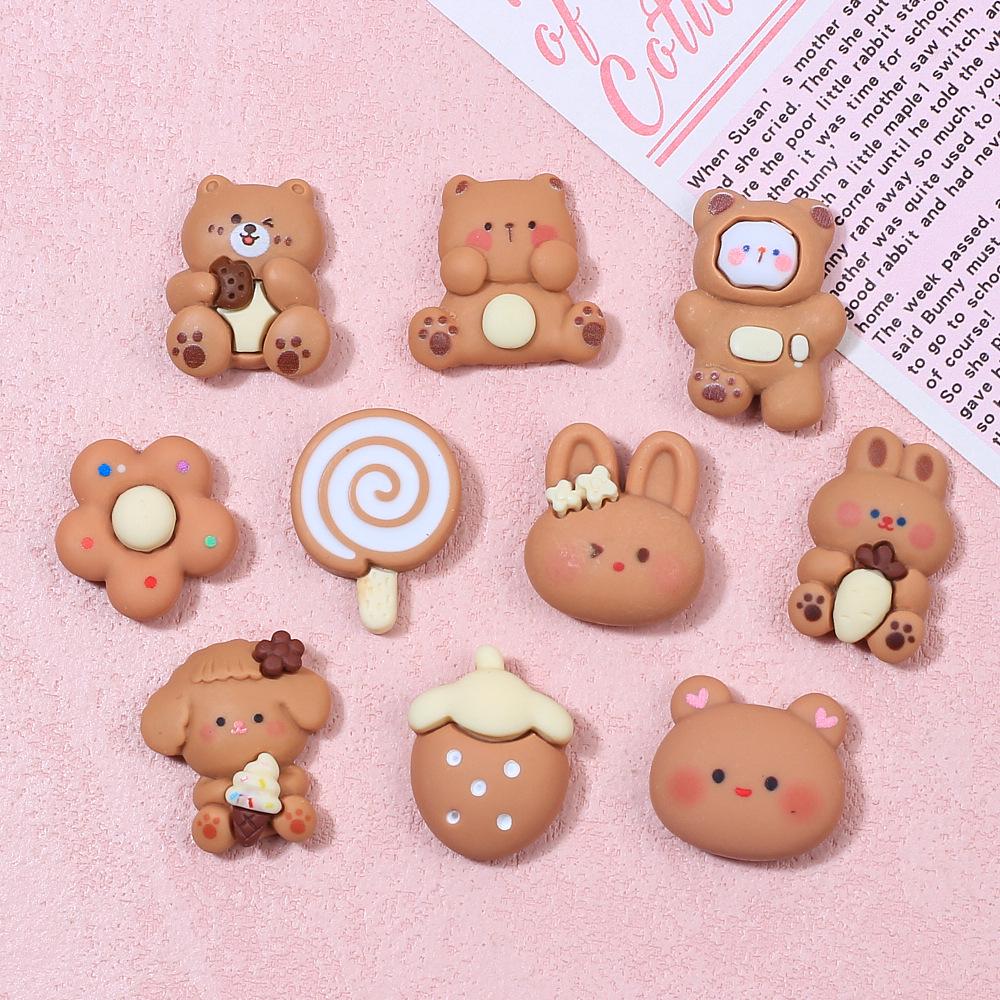 Mika DIY Small Animal Cartoon Resin Sticker Kit for Phone Cases and Cups