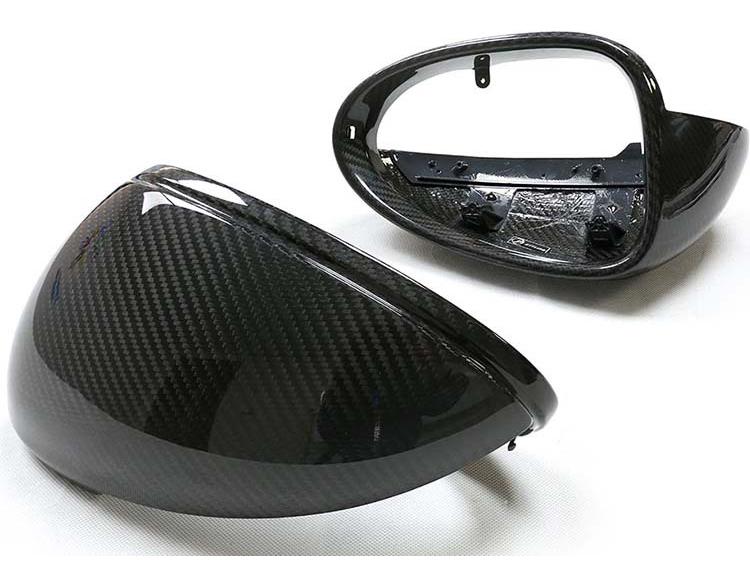 Exclusive Dry Carbon Rearview Mirror Covers for Porsche Macan