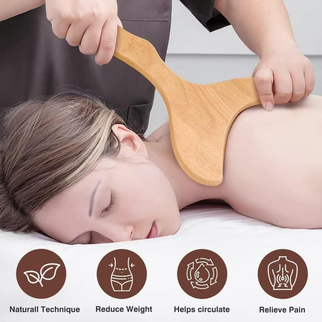 Cross-Border Full Body Massage Stick Set - Includes Waist, Neck, Spine, Back, Shoulder, Leg Roller & Gua Sha for Fitness