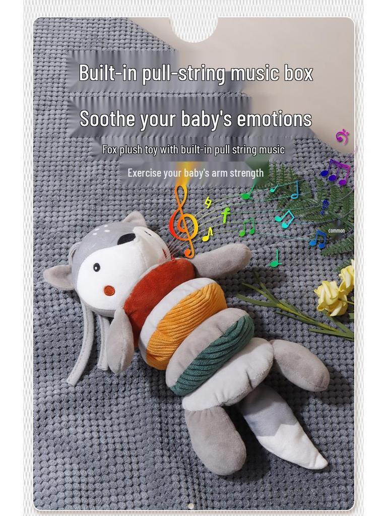 Aipinqi Baby Musical Plush Rattle Toy for Crib & Car