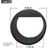 Car Front Headlight Trim Cover ABS Head Lights Lamps Frame Decorative Ring Trim for Jeep Wrangler JK 2007-2017