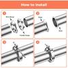 304 Stainless Steel 2.75 Inch 70mm Standard V Band Clamp Intercooler Turbo Exhaust Downpipe Vband Pipe Clamp Automotive V Clamp