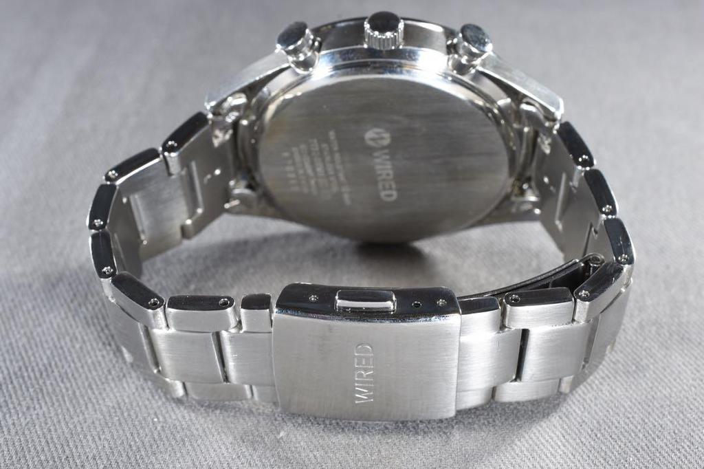[USED] SEIKO WIRED 7T92-0SM0 Blue Chronograph Watch
