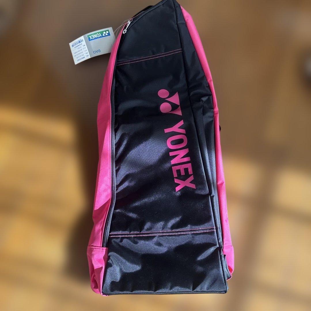 

[USED] YONEX Racket Bag 2 Black/Pink