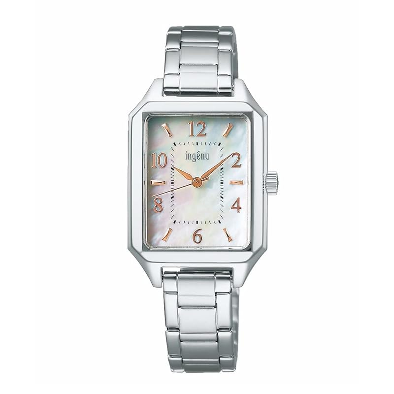 

[Seiko Watch] watch Angène square quartz AHJK467 ladies silver