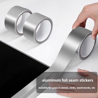 Industriestarke Aluminiumfolienband, Wasserdicht Hitzebeständig Klebstoff Sanitärgeräte Reparatur und Metalloberflächen Ausbesserung