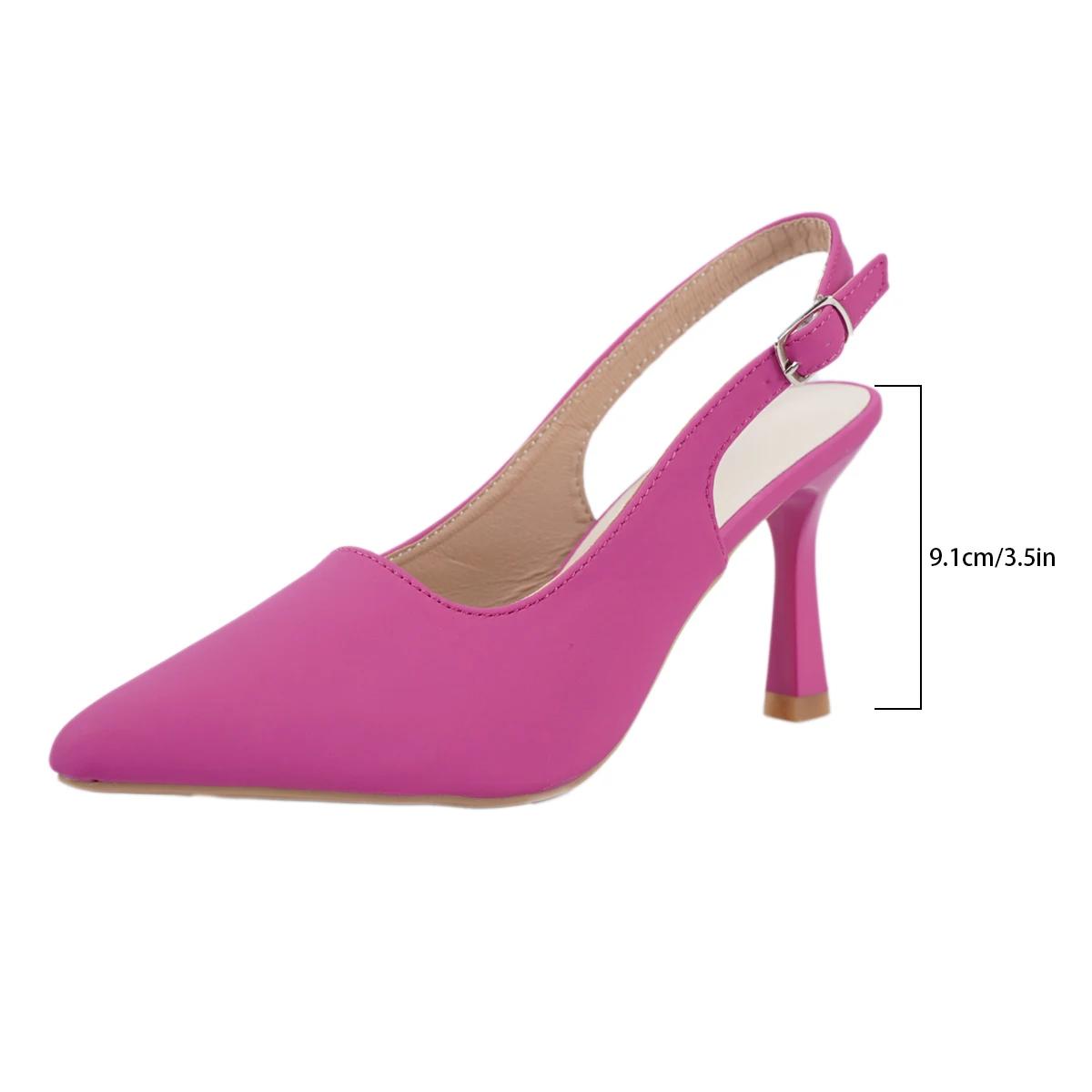 

Fashion 2025 High Heels Women Sandals Summer Shoes Women Pointed Toe Platform Heels Mary Jane Shoes Office Ladies Pumps Zapatos De Mujer 43