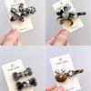 Korean Style Versatile Leopard Print Flower Hair Clip
