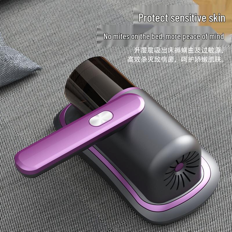 Wireless High-Suction Mite Removal and Sterilization Handheld Vacuum Cleaner
