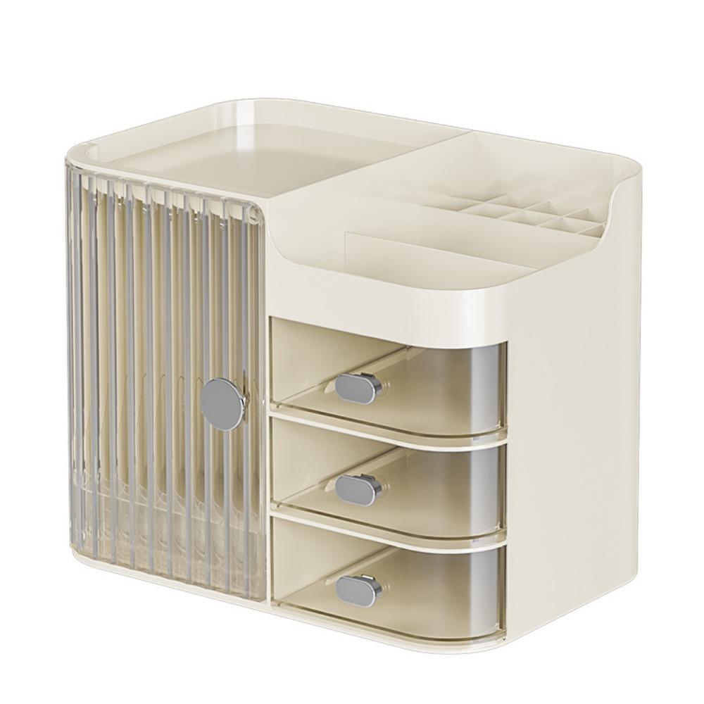 Plastic Makeup Storage Box Large Capacity Dustproof Sundries Container Waterproof with Drawers Cosmetic Jewelry Box for Home