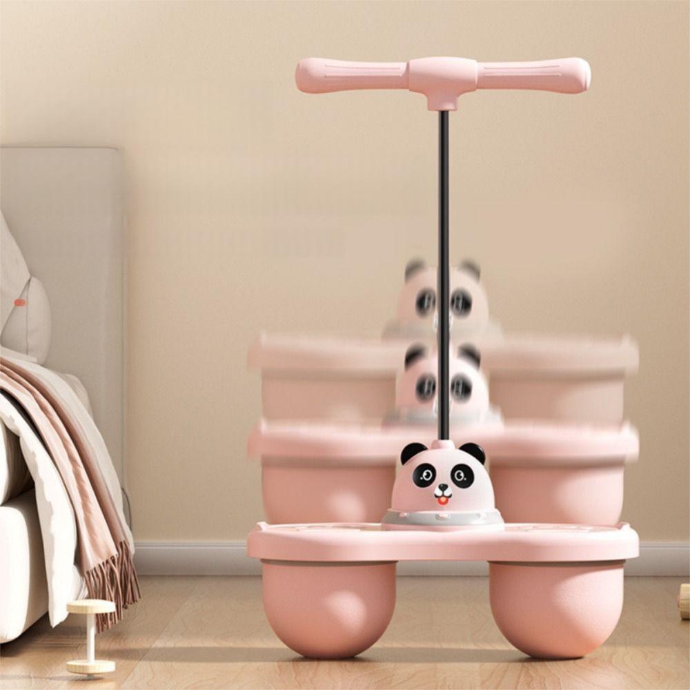 with Handle Outdoor Bouncing Ball Cartoon Elastic Balance Ball Toys  Training Equipment