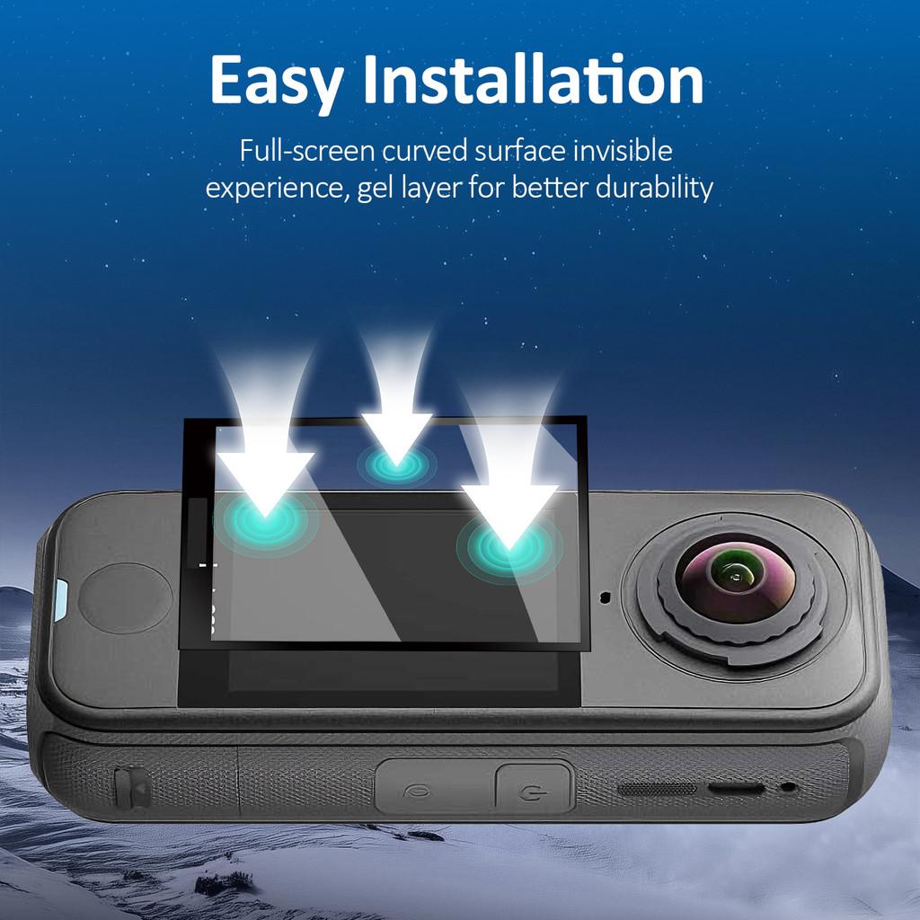 Screen Protector for Insta360 One X5 X4 Air X3 Anti-Scratch TPU Film Protective Cover for Insta 360 X5 X3 X4 Protection Accessories