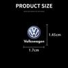 3D Kovové Dekorační Samolepky Odznaky do Interiéru Auta Styling Auta Pro Volkswagen Tharu R Polo T5 GTI Tiguan Passat R-Line Golf Arteon