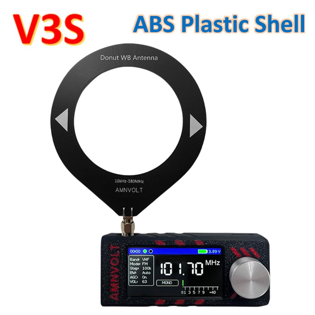 Upgrade V4/V3S SI4732 DSP Radio Receiver All Band Mini Radio FM AM SSB LSB USB 1.9inch IPS Screen Pocket Radios for Home Outdoor