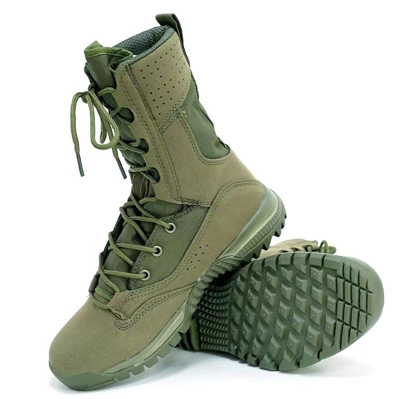 Fashion New Waterproof Men Tactical Boots Desert Boots Hiking Camouflage High-top Desert Men's Boots Fashion Work Men's shoes