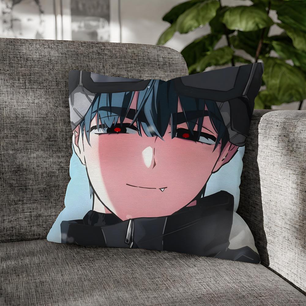 Game Alien Stage Idol Survival Cushion Cover Decorative Pillowcase Soft Short Plush Cozy Durable Sofa Home Decor Items Gift