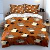 Cats and Paw Prints. Bedding Sets Duvet Cover Sets Duvet Covers Pillowcases(1 * Duvet Cover 2 * Pillowcases, Without Duvet Insert)