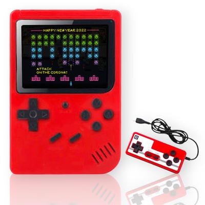 Grigioy Spel Compatibel met 400 Retro Inclusief Controller GAMEBOY-stijl Doos, Draagbaar, Spellen, (Rood)