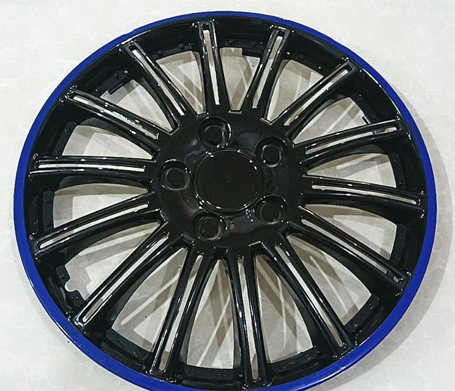4 Stück/Set Universelle Auto-Radkappe 15" Radkappe Radabdeckungen Automobilfelge Skin Cover Auto-Dekorationszubehör
