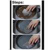 20cm Steel Wire Cleaning Cloth Single-layer Non -stick Oil Iron Dishrag Kitchen Pan Pot Dishes Cloths Rag Napery Dishcloth Rags