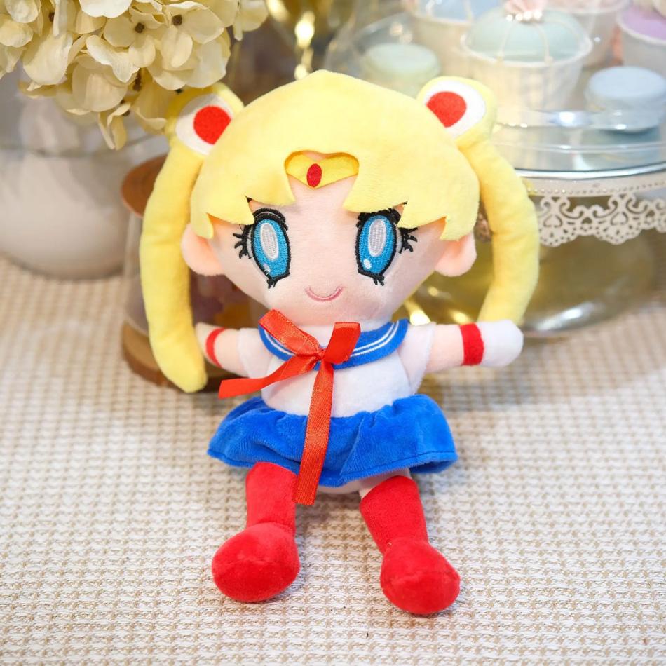 

Японское Аниме Сейлор Мун Плюшевые Игрушки Цукино Усаги Кайо Мичи Мягкая Кукла Декор Девичьей Комнаты Мягкие Каваи Подарки Для Подруги