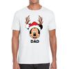 Mickey Mouse Dad Christmas T Shirt Father's Day Top