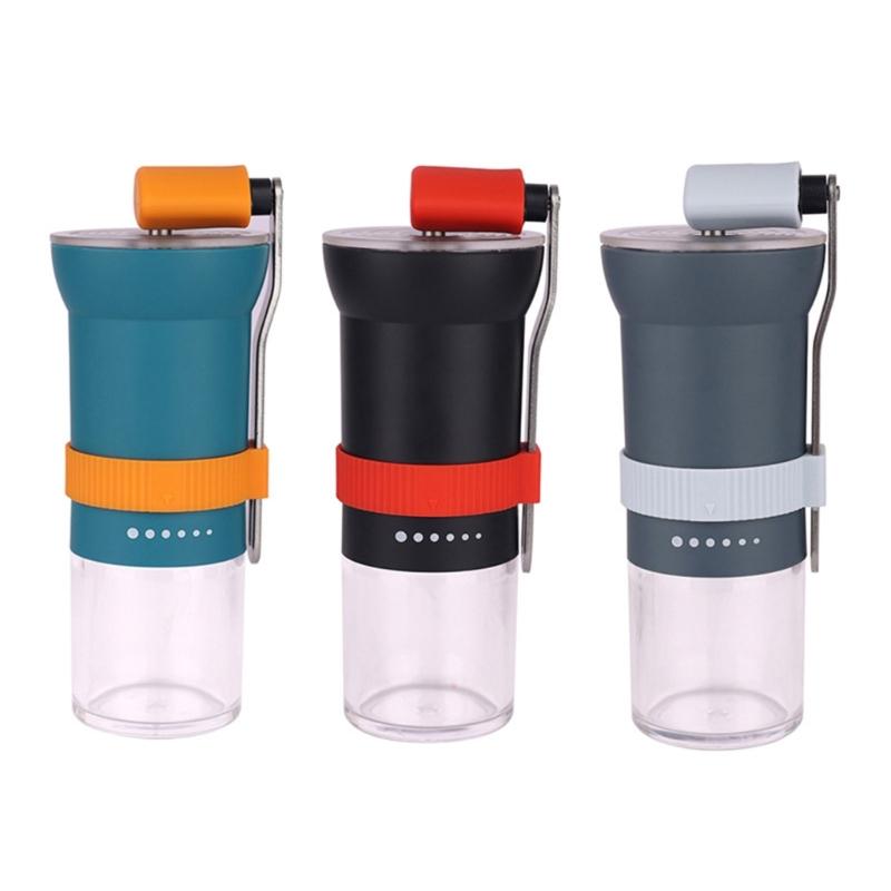 Effiziente Handkaffeemühle Praktische manuelle Kaffeemühle mit Keramikmahlwerk Für Outdoor-Abenteuer