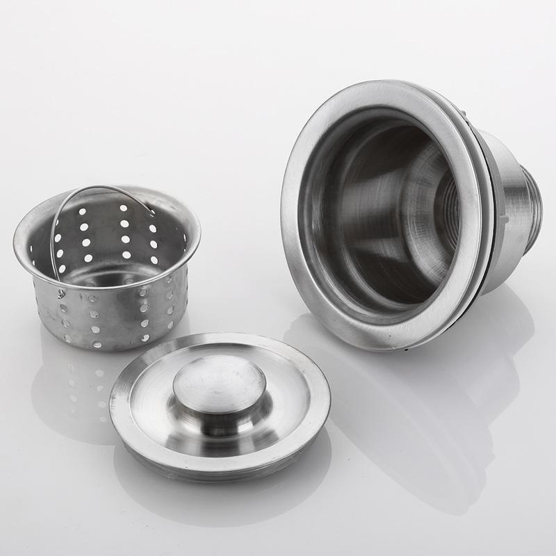 Stainless Steel Kitchen Sink Drainage Set with Leakproof Stopper (110)