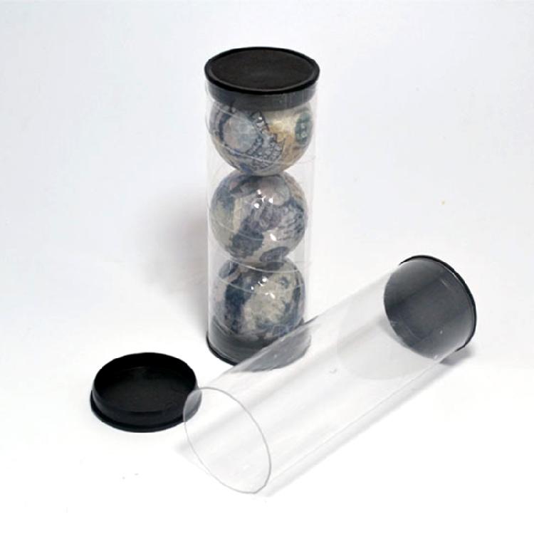 4Pcs Clear Golfs Ball Containers Portable Ball Case Plastic Tubes with Caps Small Display Tubes Golf Organizers