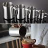 350/600/1000ml Milk Jugs Fashion Stainless Steel Milk Craft Milk Frothing Pitcher Coffee Latte Frothing Art Jug Mug Cup
