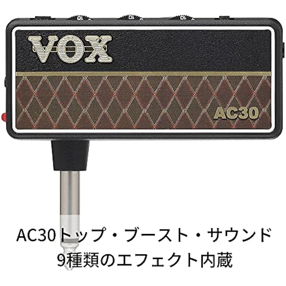 Vox (Vox) AP2-AC AmPlug2 AC30 Guitar Headphone Amplifier Small, No Cables Needed, Home Practice, ...