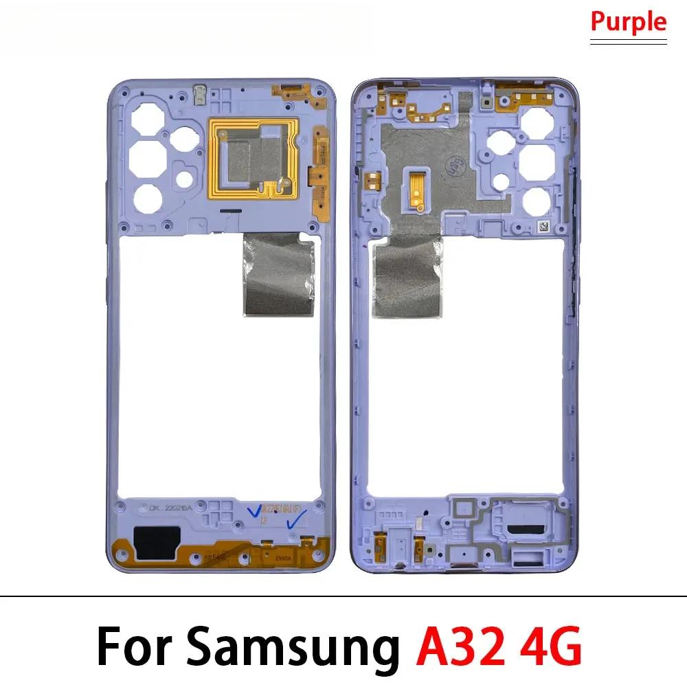 For Samsung A22 A32 4g 5g A225f A226b A325f A326b Housing Middle Frame Plate Cover Repair Parts