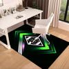 1PC Monchengladbach Emblem Rug Game Carpet, Floor Mat for Bedroom Living Room Entryway Rug, Home Decor Idea Gift for Christmas birthday