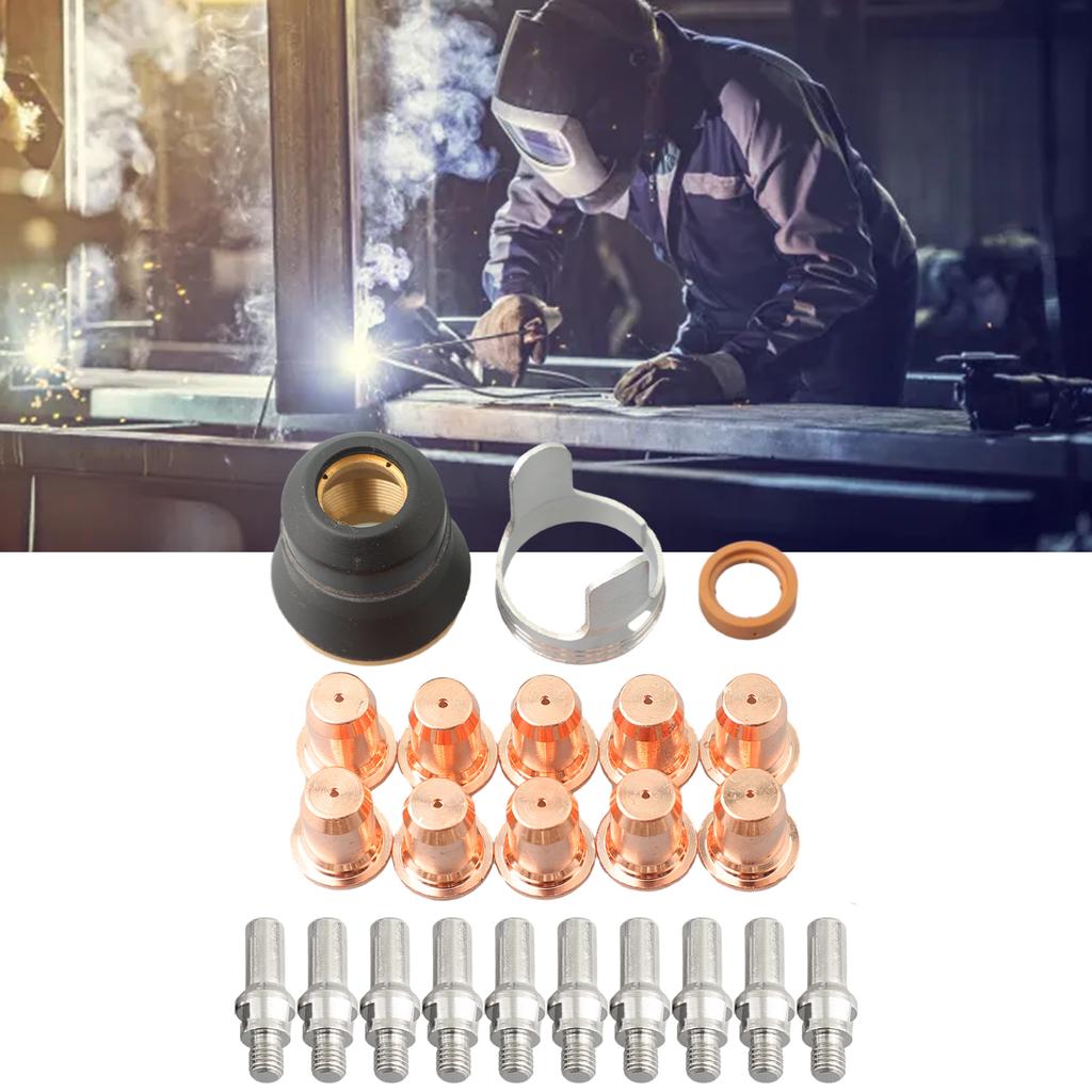 Hafnium-Elektrode Plasma-Spitzen-Kit Hohe Temperaturbeständigkeit Kompatibel mit verschiedenen Metallen Schweißdüse für IPT-65 58895