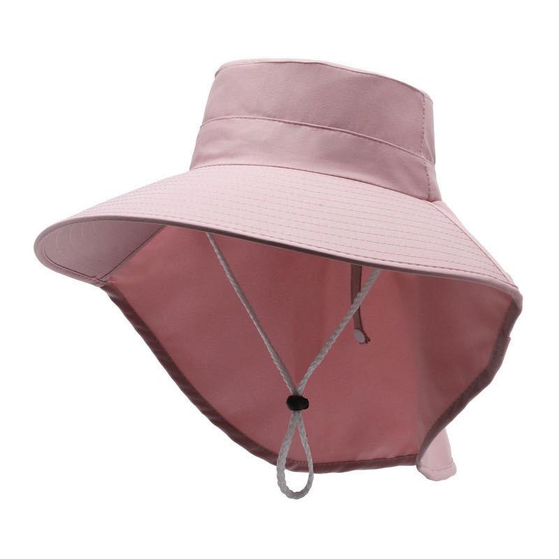 Summer Sun Hat, Women's UV Protection Tea Picking Hat, Big Brim Sun Hat, Face Cover, Outdoor Cycling Sun Protection Hat