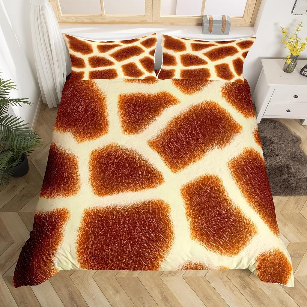Comforter Cowhide Cow Fur Bedding Set Microfiber Western Farm Animal Skin Comforter Twin Full For Kids Teens Room Decor