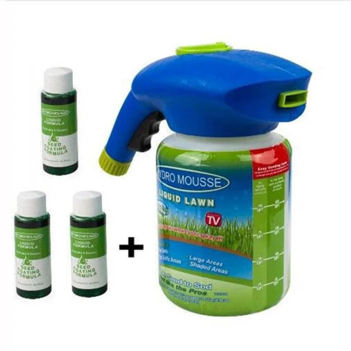 Garten Hydro Hydro Mousse Flüssiger Rasensamen Sprüher mit Wachstumsförderndem Hoher Qualität für Werkzeug Sprühsystem(Keine Kerne) B