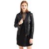 Europese en Amerikaanse Stijl Dames Kunstleren Jas met Fleece Voering, Met Capuchon, Korte Lengte, Warme en Casual Jas voor Herfst en Winter.
