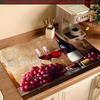 1Pcs Red Wine and Grape Rubber Drying Mat Tableware For Coffee Shop Kitchen Carpet Tableware Durable Diatom Mud Table Mat Pet Coffeeware Mat