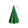 3D Printed Christmas Colorful Decoration Retractable Christmas Tree Figurine Toy