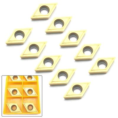 10 Stück DCMT11T308-HM JT1225 CNC Hartmetall-Wendeschneidplatten Fräser Drehbank Drehmeißel Klinge